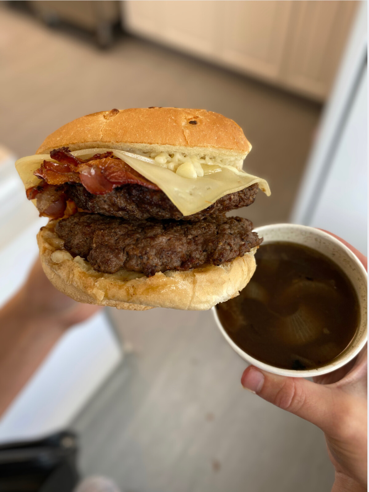 French Onion Soup Burger 9 Below Le Burger Week 2023