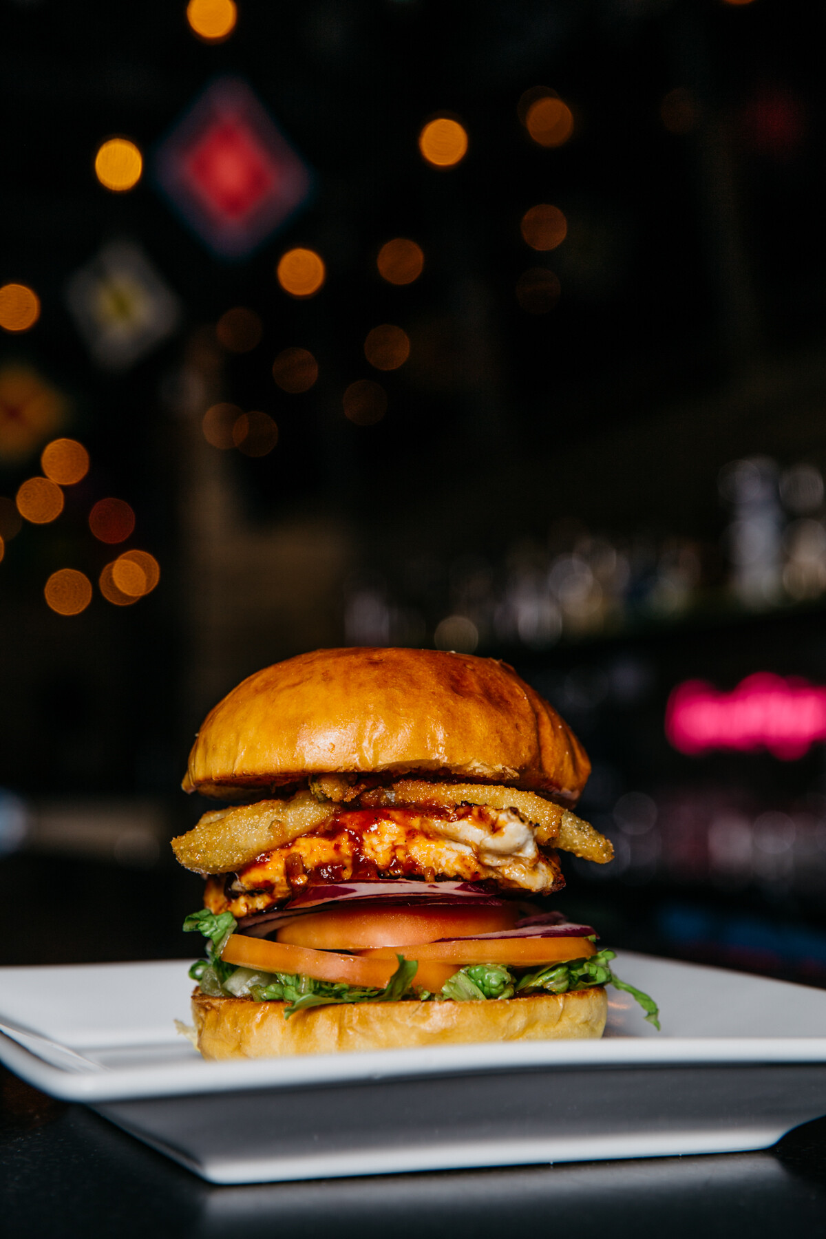 Chipotle BBQ Chicken Burger La Roca Mexican Restaurant Le Burger